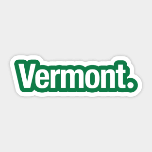 Vermont. Sticker